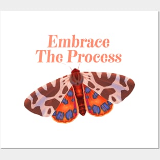 Embrace The Process - Inspirational Butterfly Posters and Art